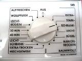 AEG Trockner Bedienfeld