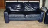schwarze Ledercouch billiger günstig kaufen