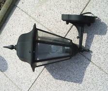 gebrauchte Außenlampe