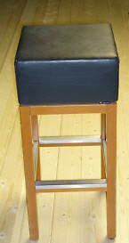 gebrauchter Leder Barhocker