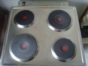 Einbau Umluft Elektroherd Platten-Kochfeld