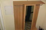 gebrauchte Wandgarderobe mit Spiegel