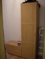 gebrauchte billige Wand Garderobe mit Schuhschrank