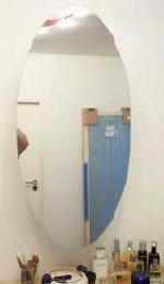 Garderobenzimmer Spiegel rahmenlos