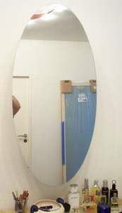 Garderobenzimmer Spiegel rahmenlos