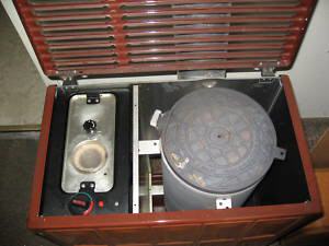 gebrauchter günstiger 4 KW Ölofen mit Tank