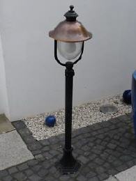 gebrauchte Stand Außenlampe