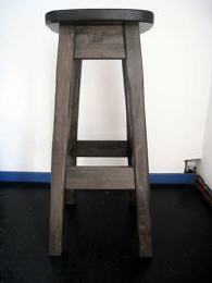 gebrauchter Holz Barhocker
