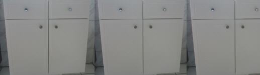 gebrauchten Badezimmerschrank