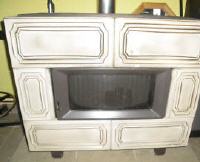 gebrauchter günstiger 6 KW Fenster Kachelofen