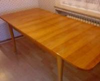 gebrauchter moderner Buche Tisch ausziehbar