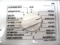 AEG Trockner Bedienfeld