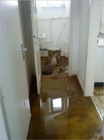 Wasserschaden beseitigen mit Entsorgung